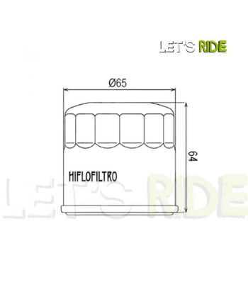 Filtre a Huile HF204C HIFLOFILTRO