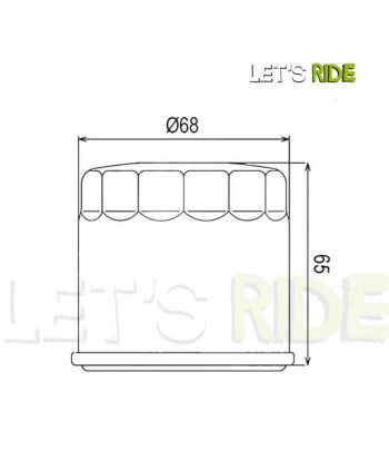 Filtre a Huile HF975 HIFLOFILTRO