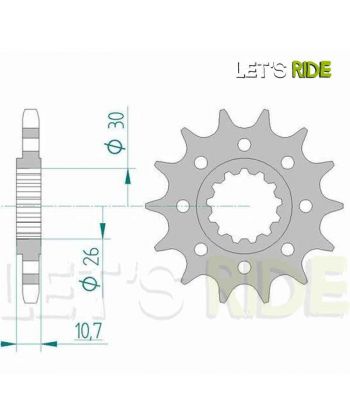 Pignon sortie de boite 32091 pour TDM 900 525 AFAM