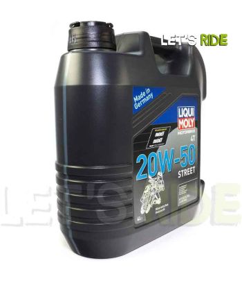 Let's Ride - Huile moteur 20W50 4T STREET 4L LIQUI MOLY - Tunisie Meilleur Prix (Moto, Pièces, Accessoires, Entretien) 