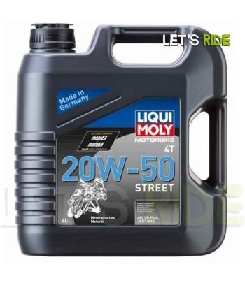 Let's Ride - Huile moteur 20W50 4T STREET 4L LIQUI MOLY - Tunisie Meilleur Prix (Moto, Pièces, Accessoires, Entretien) 