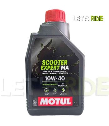 Let's Ride - Huile moteur 10W40 4T SCOOTER EXPERT 1L MOTUL - Tunisie Meilleur Prix (Moto, Pièces, Accessoires, Entretien) 