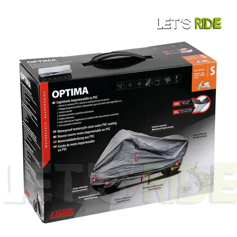 Lampa Husă Motocicletă Impermeabila Optima Plus Foarte Mare L246xw104xh148cm L9044 9 - View #6