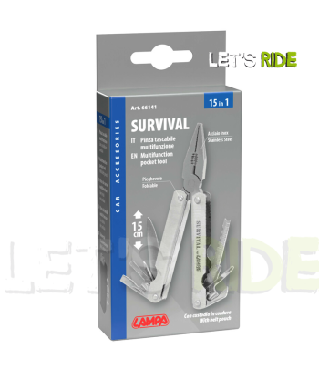 Let's Ride - Pince de poche Multi usage Survival 15 en 1 Lampa - Tunisie Meilleur Prix (Moto, Pièces, Accessoires, Entretien) 