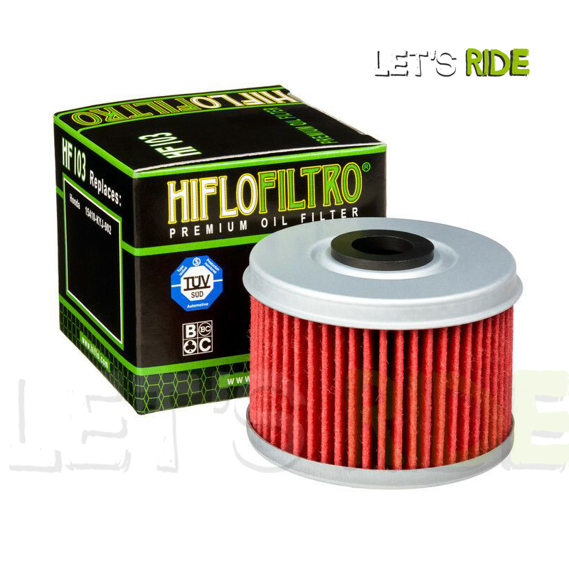 Let's Ride - Filtre a Huile HF103 HIFLOFILTRO - Tunisie Meilleur Prix (Moto, Pièces, Accessoires, Entretien) 
