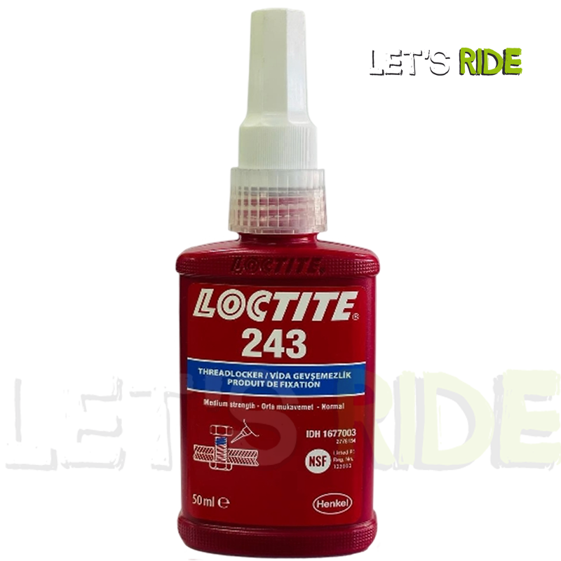 Let's Ride - Frein filet LOCTITE 243 50 ml - Tunisie Meilleur Prix (Moto, Pièces, Accessoires, Entretien) 