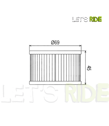 Let's Ride - Filtre a Huile HF111 HIFLOFILTRO - Tunisie Meilleur Prix (Moto, Pièces, Accessoires, Entretien) 