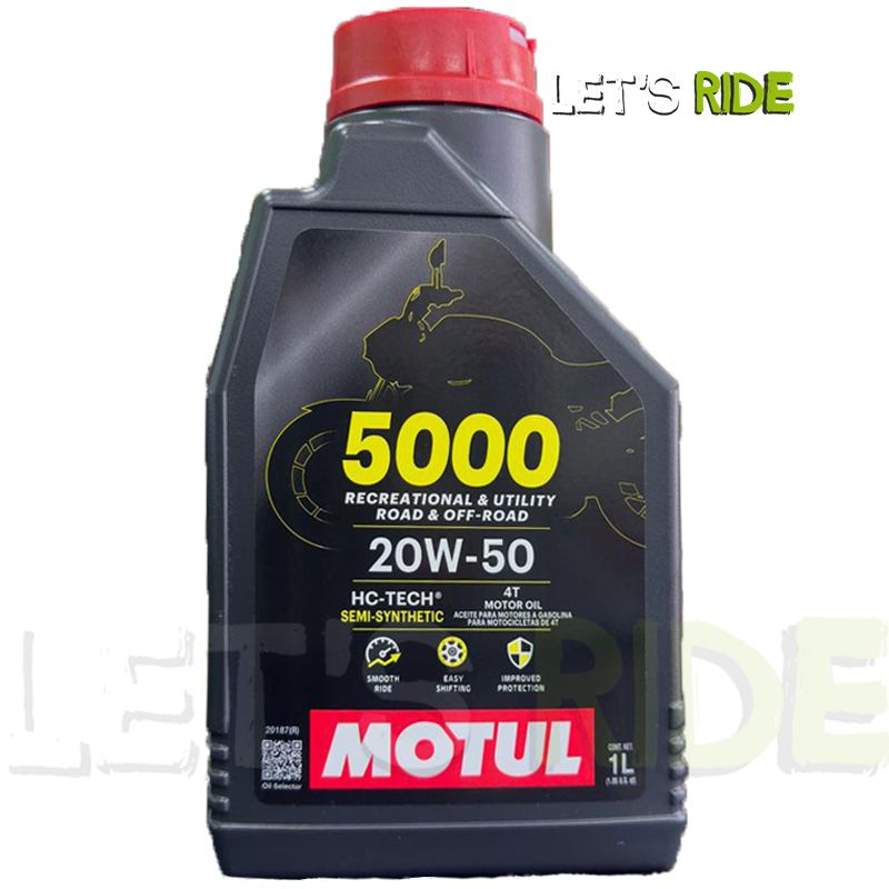 Huile moteur 20W50 5000 4T 1L MOTUL