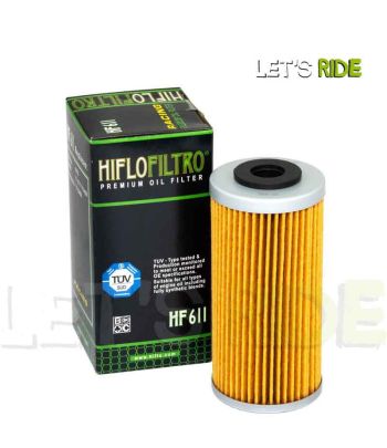 Let's Ride - Filtre a Huile HF611 HIFLOFILTRO - Tunisie Meilleur Prix (Moto, Pièces, Accessoires, Entretien) 