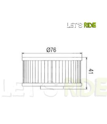 Let's Ride - Filtre a Huile HF144 HIFLOFILTRO - Tunisie Meilleur Prix (Moto, Pièces, Accessoires, Entretien) 