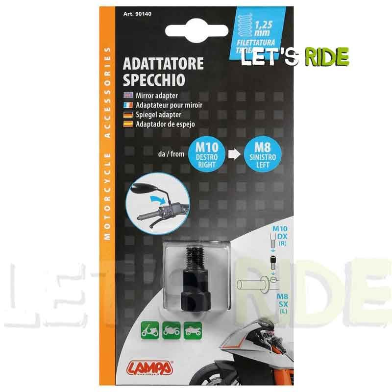 Let's Ride - Adaptateur rétroviseur m10 m8 LAMPA - Tunisie Meilleur Prix (Moto, Pièces, Accessoires, Entretien) 