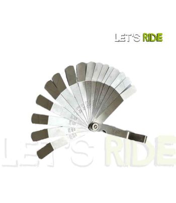 Let's Ride - Jauges d'épaisseur à 16 Lames 0.005-0.020 pouces - Tunisie Meilleur Prix (Moto, Pièces, Accessoires, Entretien) 