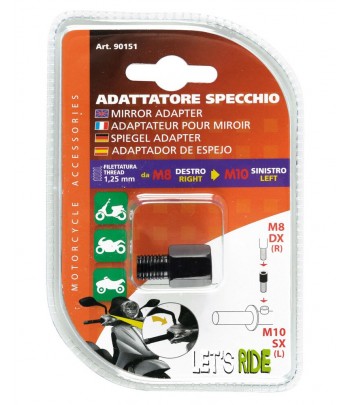 Let's Ride - Adaptateur rétroviseur m8 m10 LAMPA - Tunisie Meilleur Prix (Moto, Pièces, Accessoires, Entretien) 