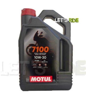 Let's Ride - Huile moteur 10W30 7100 4T 4L MOTUL - Tunisie Meilleur Prix (Moto, Pièces, Accessoires, Entretien) 