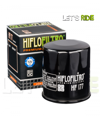 Let's Ride - Filtre a Huile HF177 HIFLOFILTRO - Tunisie Meilleur Prix (Moto, Pièces, Accessoires, Entretien) 