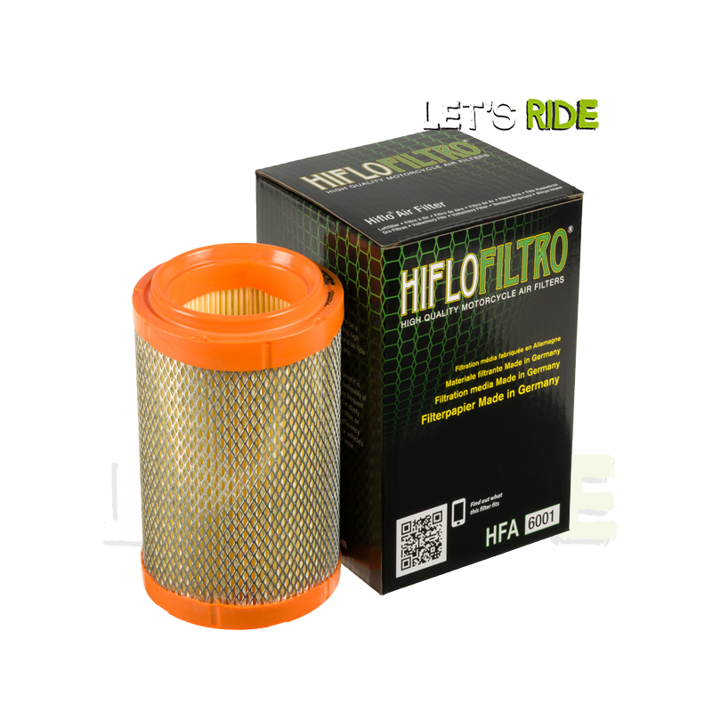 Let's Ride - Filtre a air HFA6001 HIFLOFILTRO - Tunisie Meilleur Prix (Moto, Pièces, Accessoires, Entretien) 