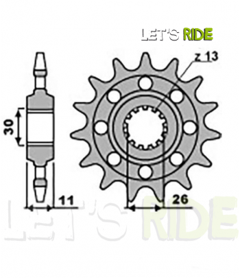 Let's Ride - Pignon sortie de boite 30579 PBR pour Yamaha FZ1 2001-2010 - Tunisie Meilleur Prix (Moto, Pièces, Accessoires, Entr